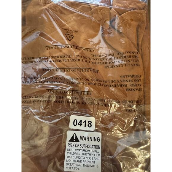 Mudd Y2K Terra Cotta Long Sleeves Everyday Soft Knit Layering Relaxed Top XL - Picture 5 of 9